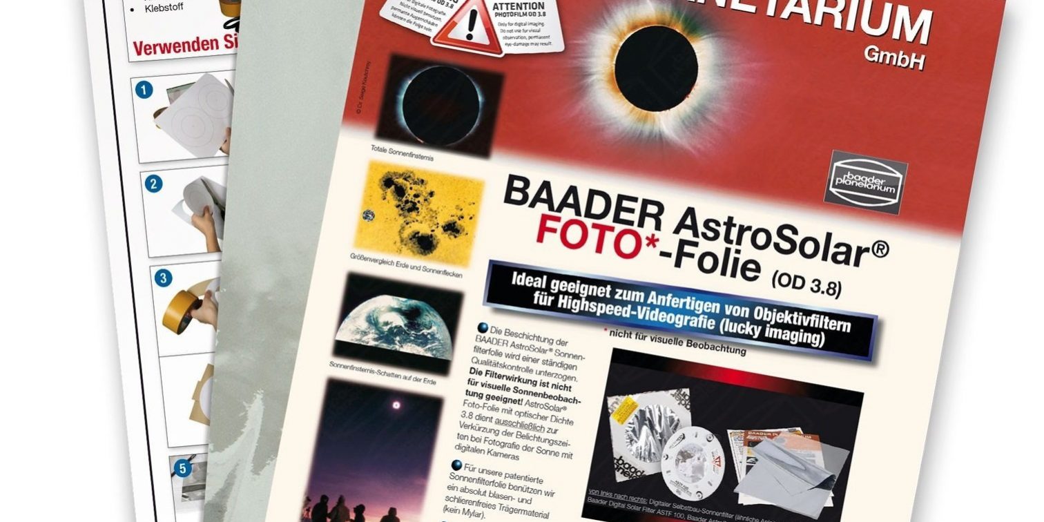 Baader AstroSolar Photo Film OD 3.8, 20x30  cm